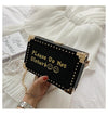 "PLEASE DO NOT DISTURB" PRINTED BOX BAG