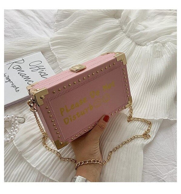 "PLEASE DO NOT DISTURB" PRINTED BOX BAG