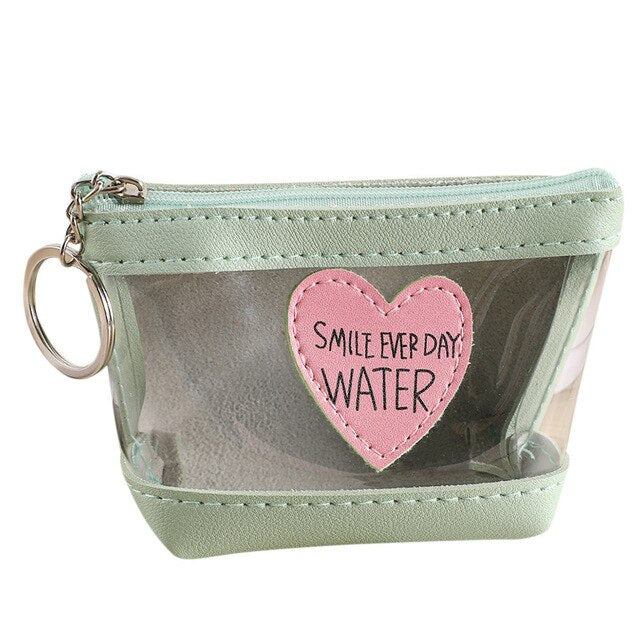 TRANSPARENT DETAILED COIN PURSE