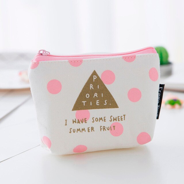 "BELIEVE IN YOURSELF" PRINTED COIN WALLET