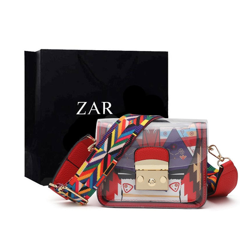 TRANSPARENT SQUARE BAG