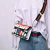 PRINTED GRAFITI CROSSBODY BAG