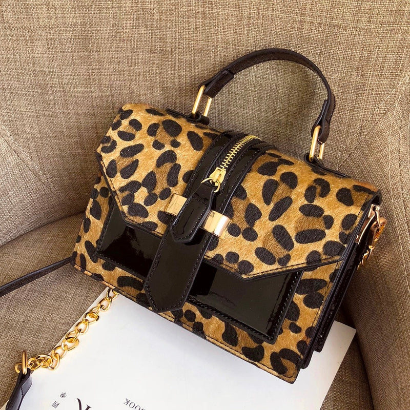 LEOPARD PATTERNED BAG