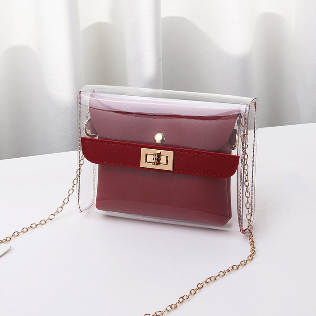 BURGUNDY DESIGNER BAG
