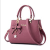 THREE COLOR STAR DETAILED HANDBAG