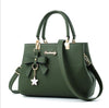 THREE COLOR STAR DETAILED HANDBAG
