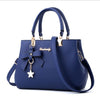 THREE COLOR STAR DETAILED HANDBAG