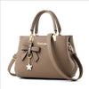 THREE COLOR STAR DETAILED HANDBAG