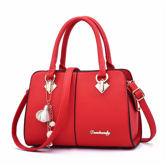 THREE COLOR STAR DETAILED HANDBAG