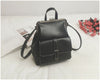 BRWON PU LEATHER BACKPACK