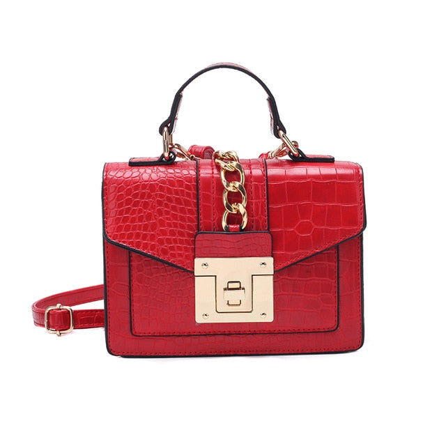 RED VELVET HANDBAG