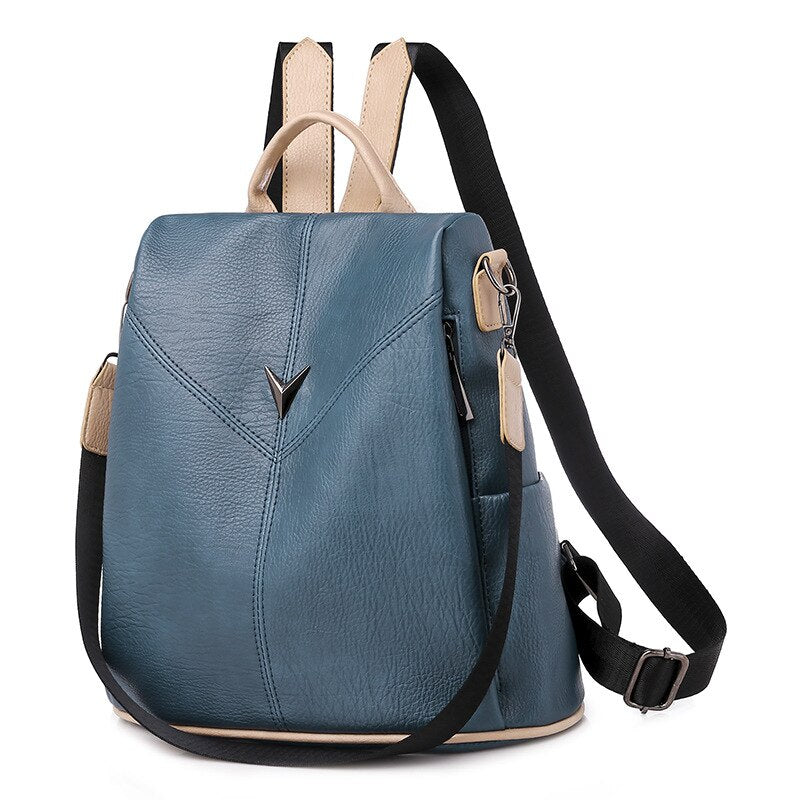 THREE COLOR LEISURE BACKPACK