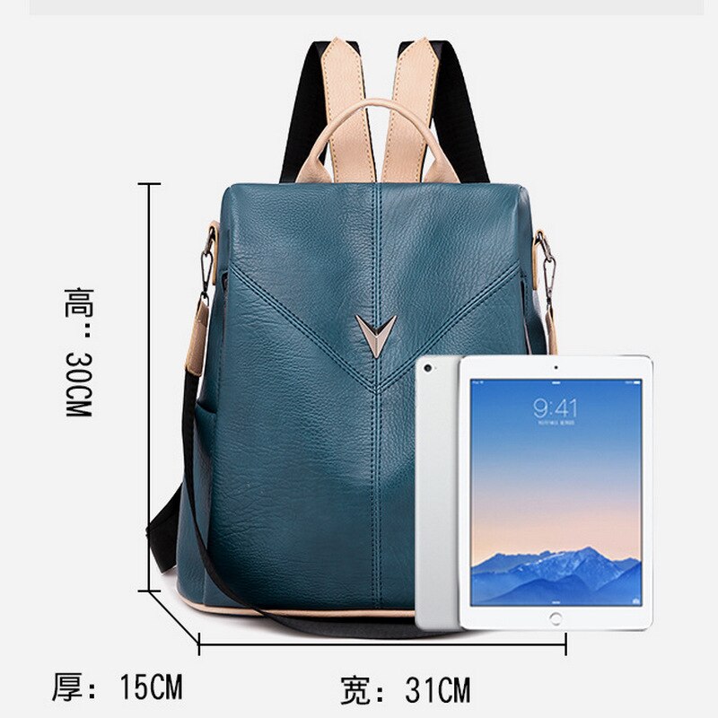 THREE COLOR LEISURE BACKPACK
