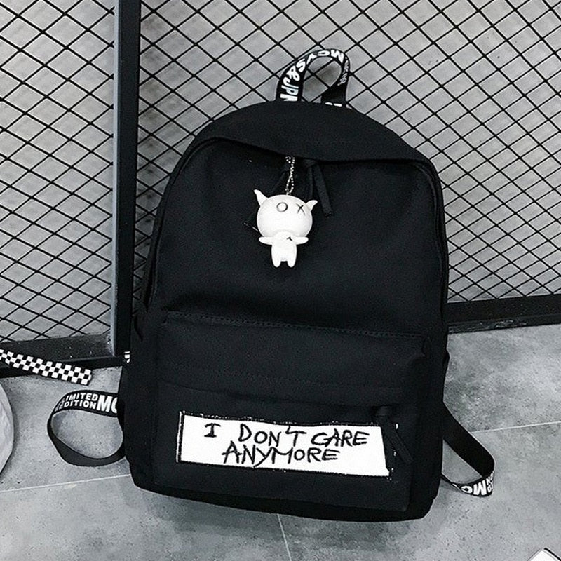 "I DON'T CARE ANYMORE" BACKPACK