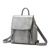 TWO COLOR VELVET BACKPACK