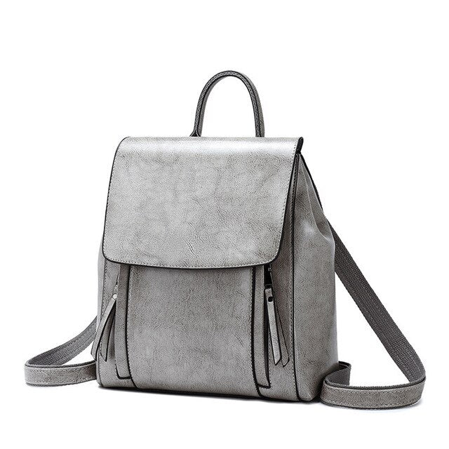 TWO COLOR VELVET BACKPACK