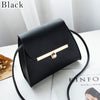 B&W DETAILED LEATHER HANDBAG