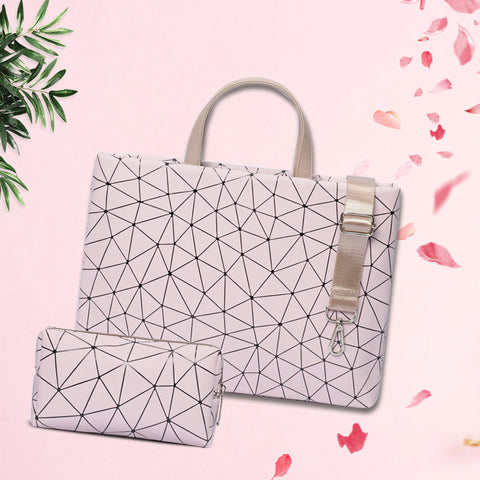 2 PIECE PINK LAPTOP BAG SET