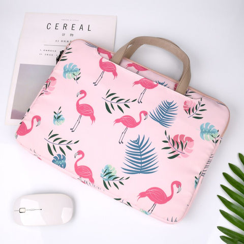 2 PIECE PINK LAPTOP BAG SET