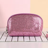 PINK SILVERY COSMETIC BAG