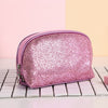 PINK SILVERY COSMETIC BAG