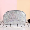 PINK SILVERY COSMETIC BAG