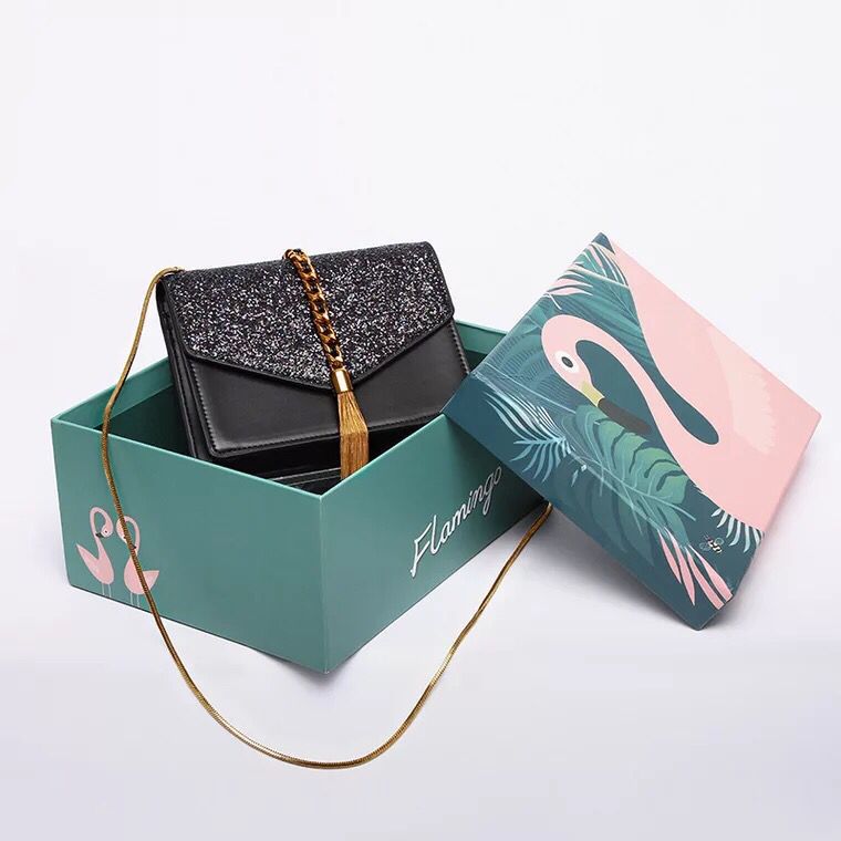 SILVERY AND GOLD TASSEL DETAILED BAG