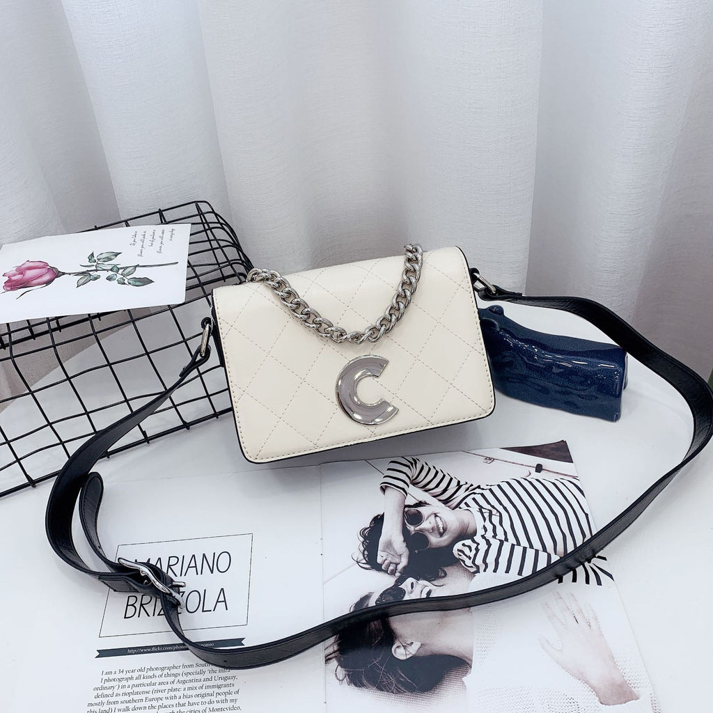C LETTER SHOULDER BAG