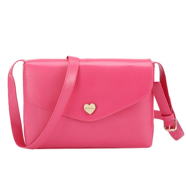 YELLOD HEART BUTTON DETAILED BAG
