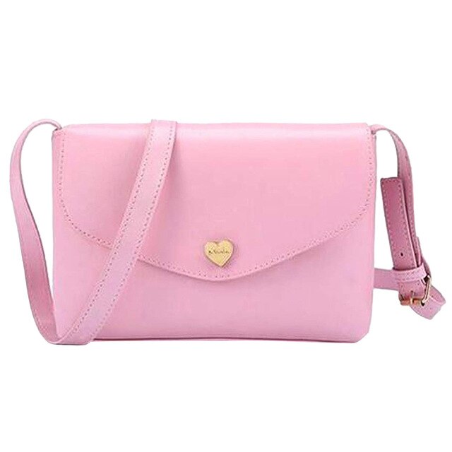 YELLOD HEART BUTTON DETAILED BAG