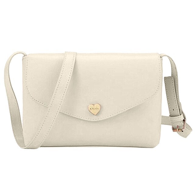 YELLOD HEART BUTTON DETAILED BAG