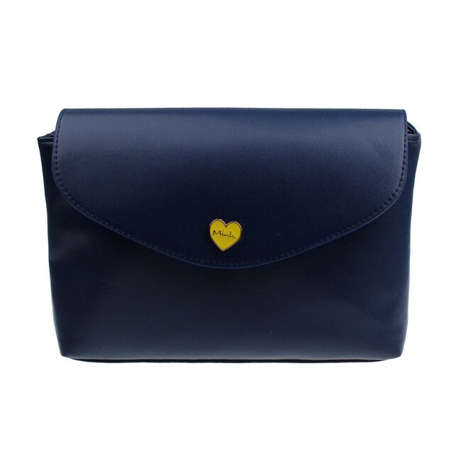 YELLOD HEART BUTTON DETAILED BAG