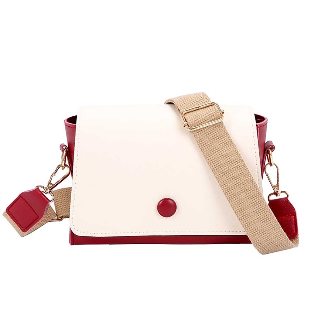 RED AND WHITE CROSSBODY BAG