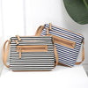 STRIPED MESSENGER BAG
