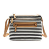 STRIPED MESSENGER BAG