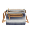 STRIPED MESSENGER BAG