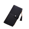 SOLID COLOR MULTIFUNCTIONAL TASEL DETAILED PURSE