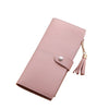 SOLID COLOR MULTIFUNCTIONAL TASEL DETAILED PURSE