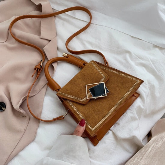 STONE PATTERNED RED BAG