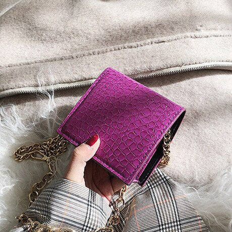 CORCODILE PATTERNED MINI WALLET