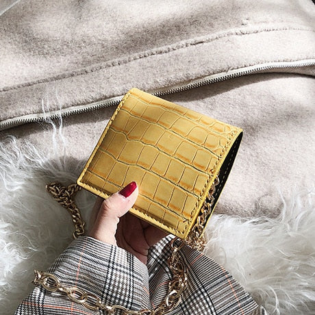 CORCODILE PATTERNED MINI WALLET