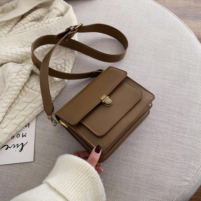 BASIC DARK BROWN MINI BAG