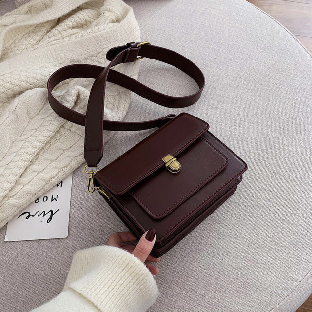 BASIC DARK BROWN MINI BAG