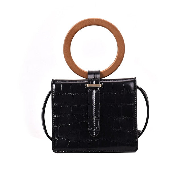 STONE PATTERNED BEIGE BAG