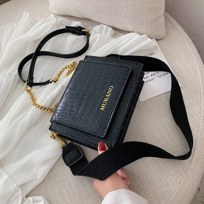 BURGUNDY STONE PATTERNED BAG