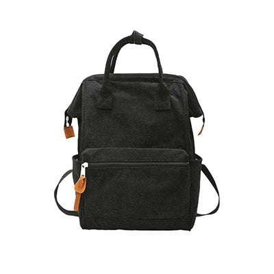 CORDUROY BROWN BACKPACK