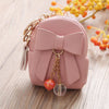 POWDER PINK BACKPACK SHAPED COIN WALLET