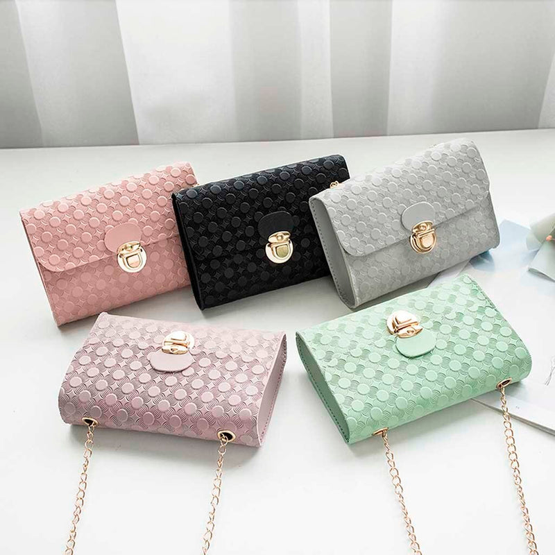 PATTERNED MESSENGER BAG