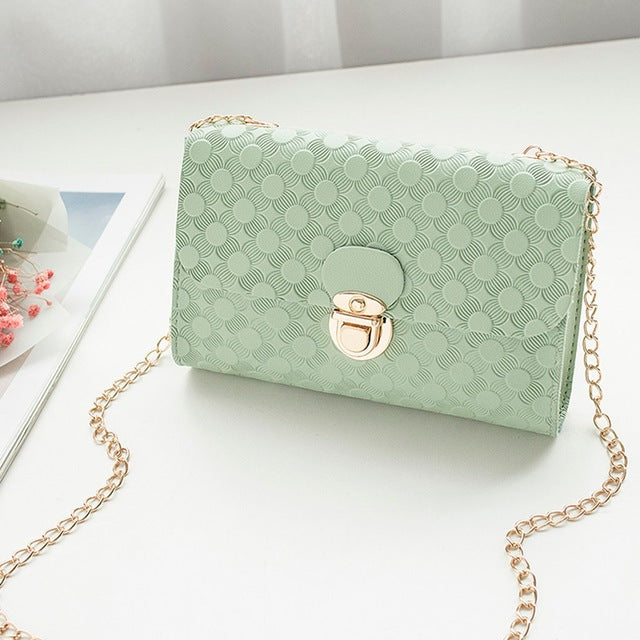 PATTERNED MESSENGER BAG