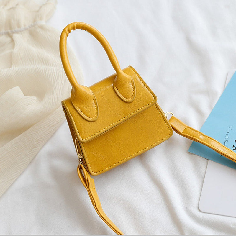 YELLOW SMALL SQUARE BAG